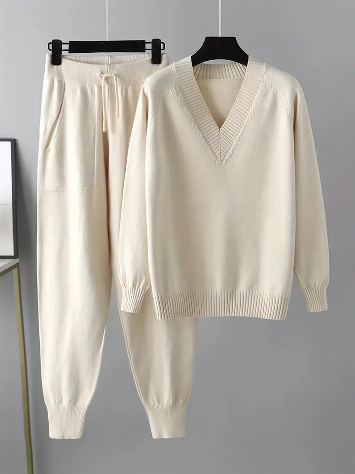 MORGAN – COZY KNIT TWO-PIECE LOUNGE SET