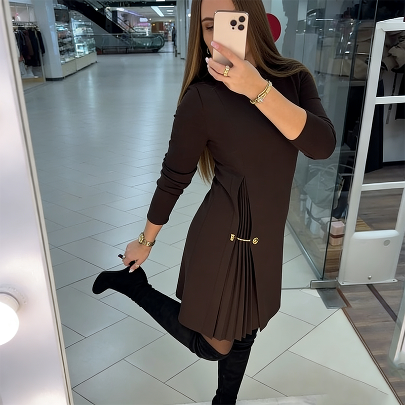 BELLA – ELEGANT MODERN PLEATED DRESS