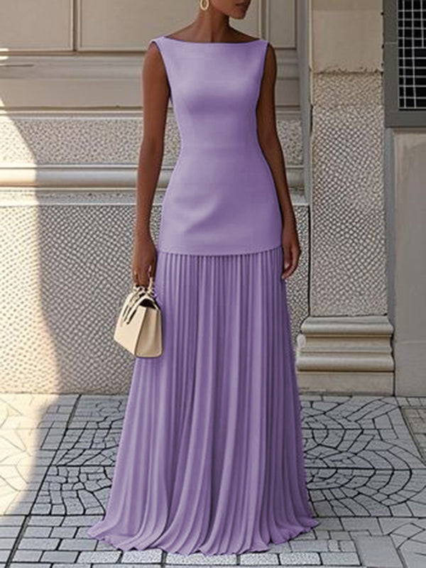 JULIET – TIMELESS ELEGANCE SLEEVELESS MAXI DRESS