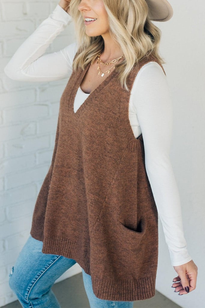 PALOMA – COZY POCKET SWEATER VEST