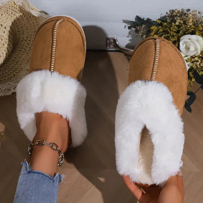 HAILEY – COZY FUR-LINED HOUSE SLIPPERS