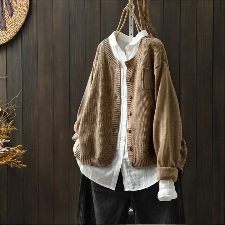 Evelyn | Button-Front V-Neck Cardigan