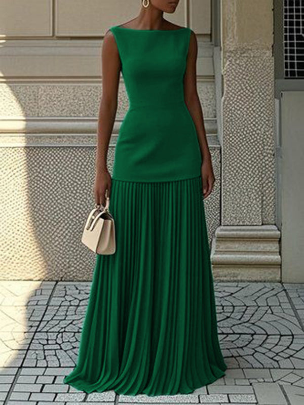 JULIET – TIMELESS ELEGANCE SLEEVELESS MAXI DRESS