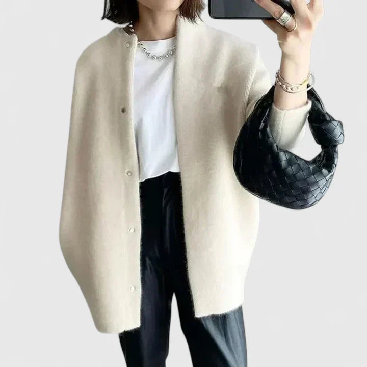 HERA – RELAXED BUTTON-DOWN CARDIGAN