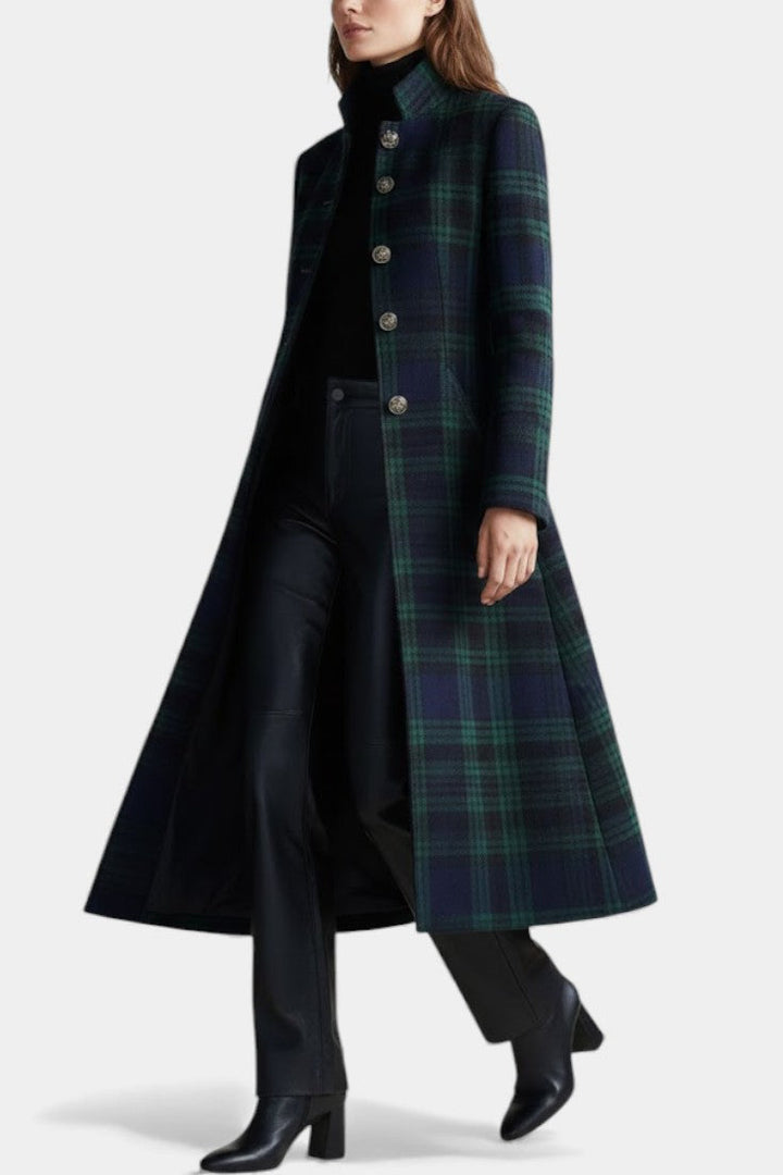 Hayden Rebecca | Timeless Plaid Elegant Coat