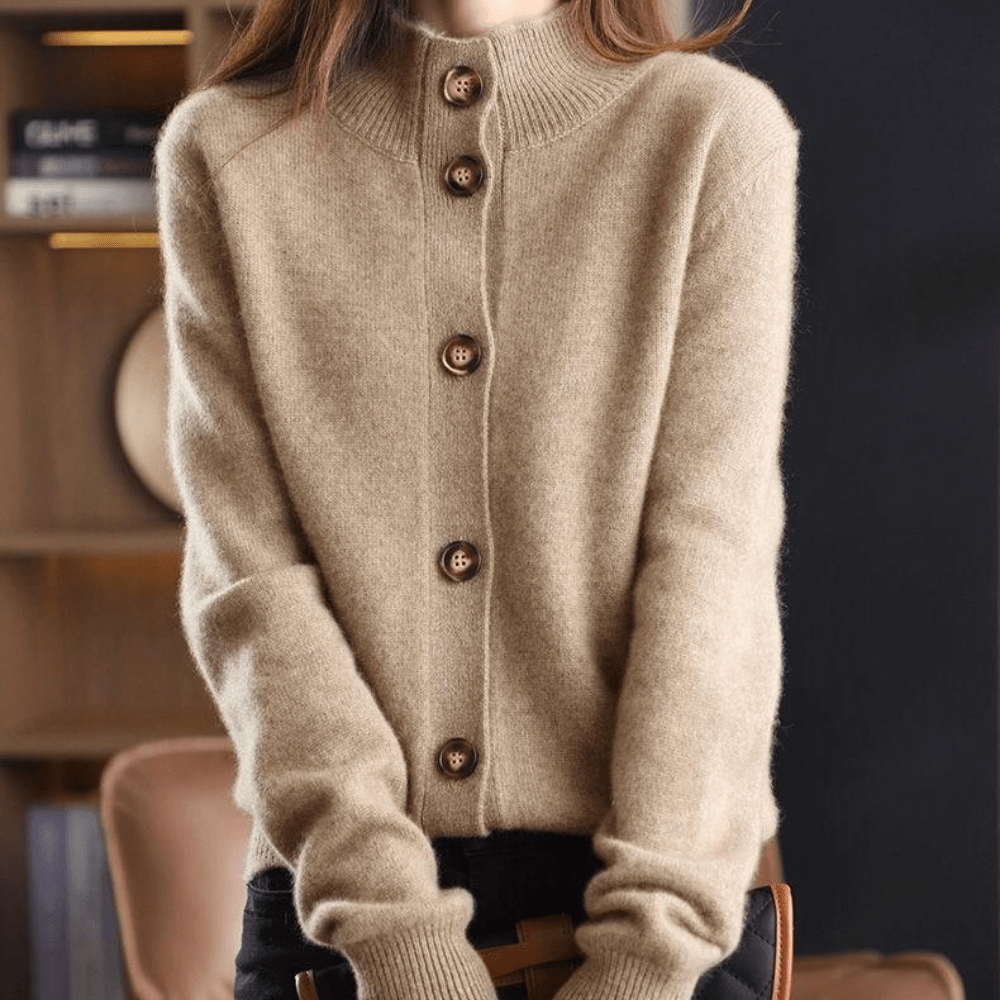 CLARA – COZY CHARM BUTTON SWEATER