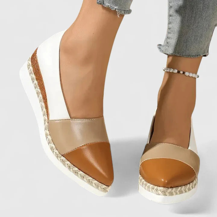 GWEN – THE METALLIC ESPADRILLE WEDGE