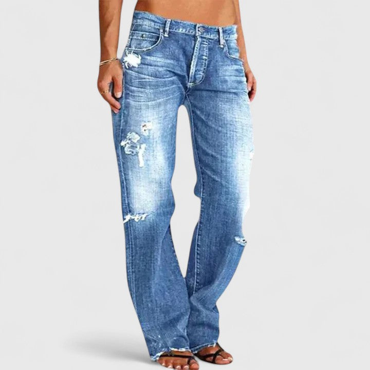 KENDALL – RELAXED DISTRESSED JEANS