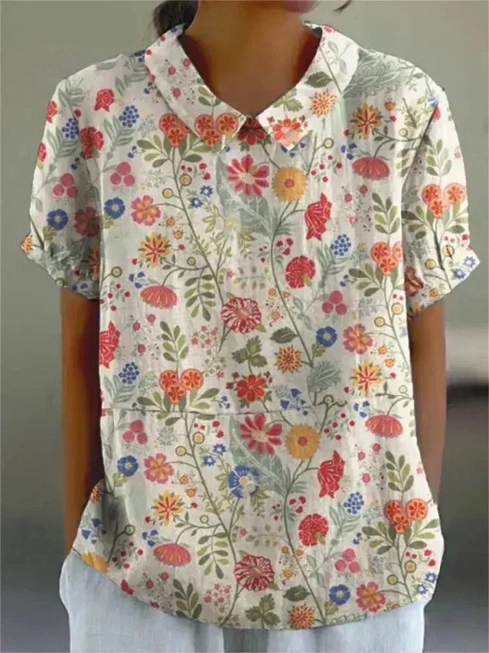 Devika | Floral Pattern Blouse