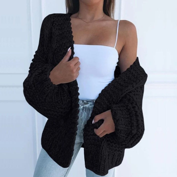 JENNY – CHUNKY KNIT OPEN CARDIGAN