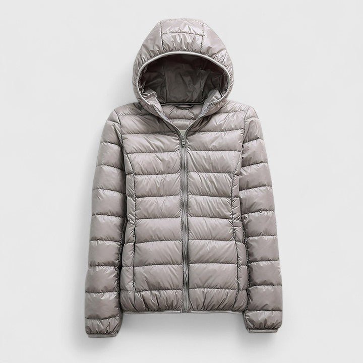 HAILEY – LIGHTWEIGHT PUFFER HOODED JACKET