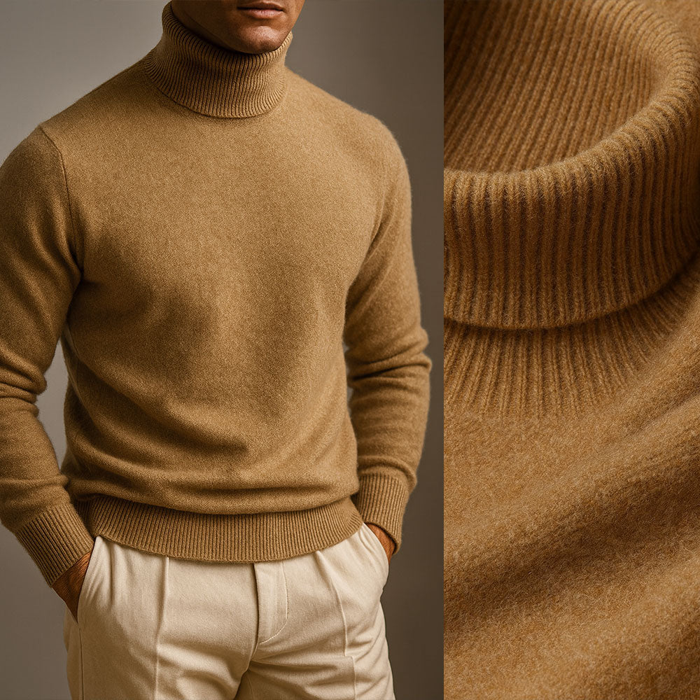 Filippos - Comfortable Turtle Neck Sweater