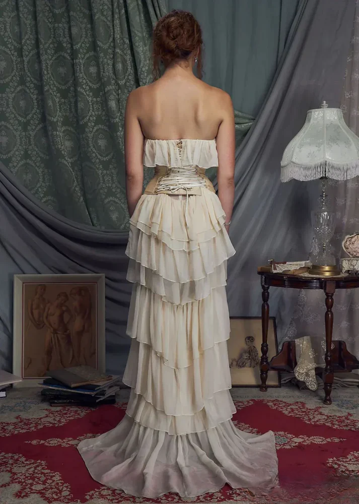 AUTUMN – ROMANTIC RUFFLE ELEGANCE DRESS