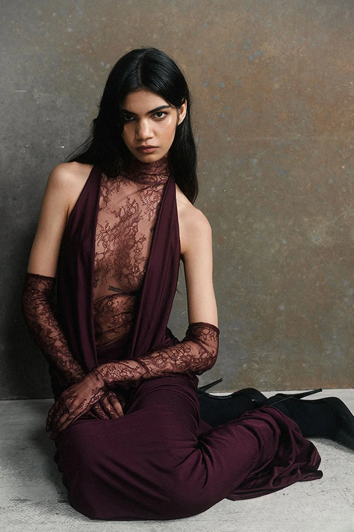 LILLIAN – SULTRY LACE ELEGANCE EVENING DRESS
