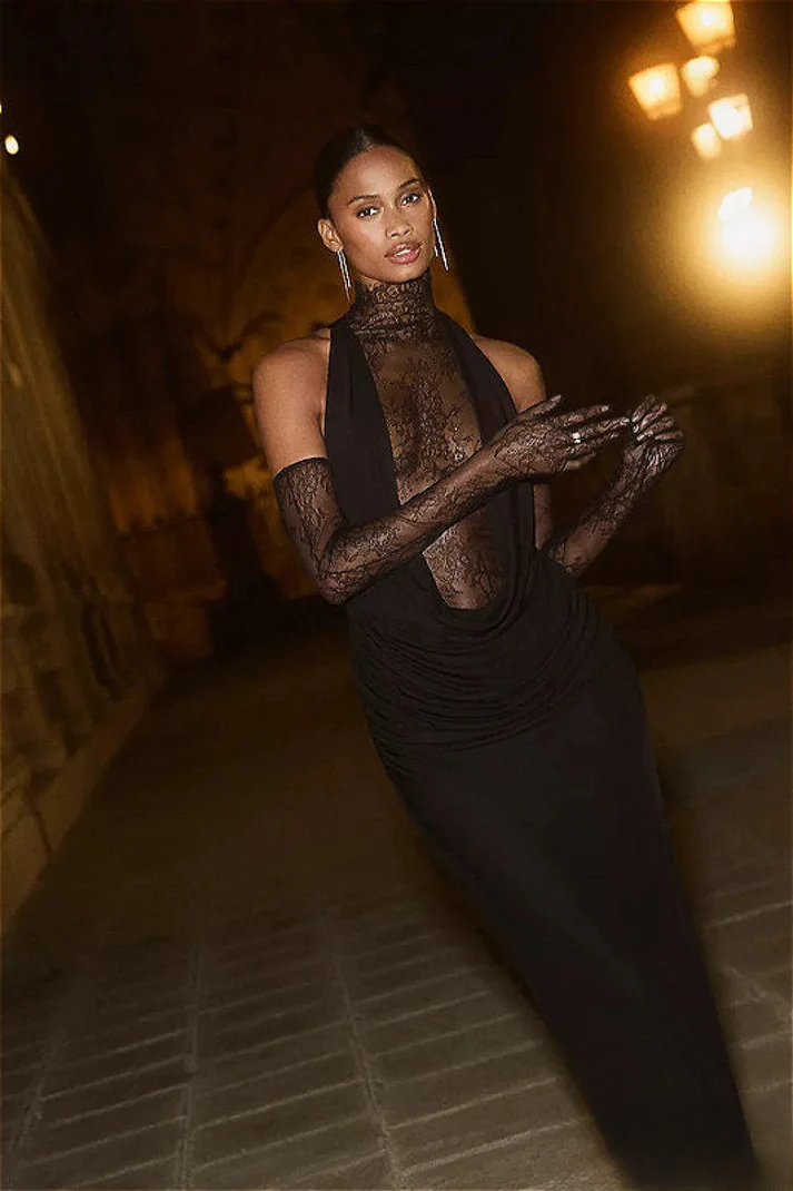 LILLIAN – SULTRY LACE ELEGANCE EVENING DRESS