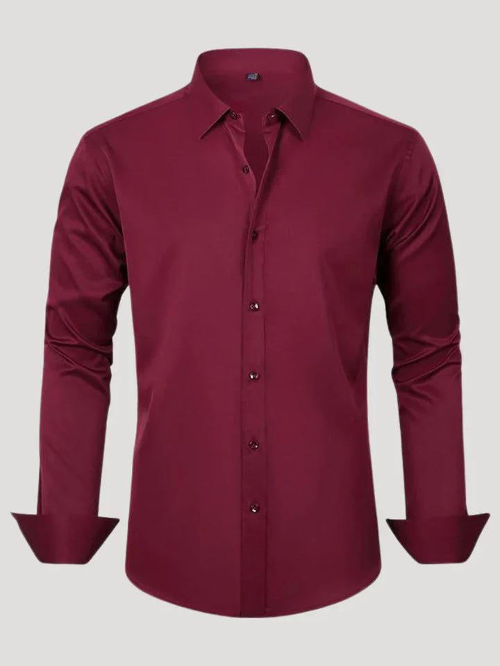 Bordon - Non-Iron Stretch Shirt With Button