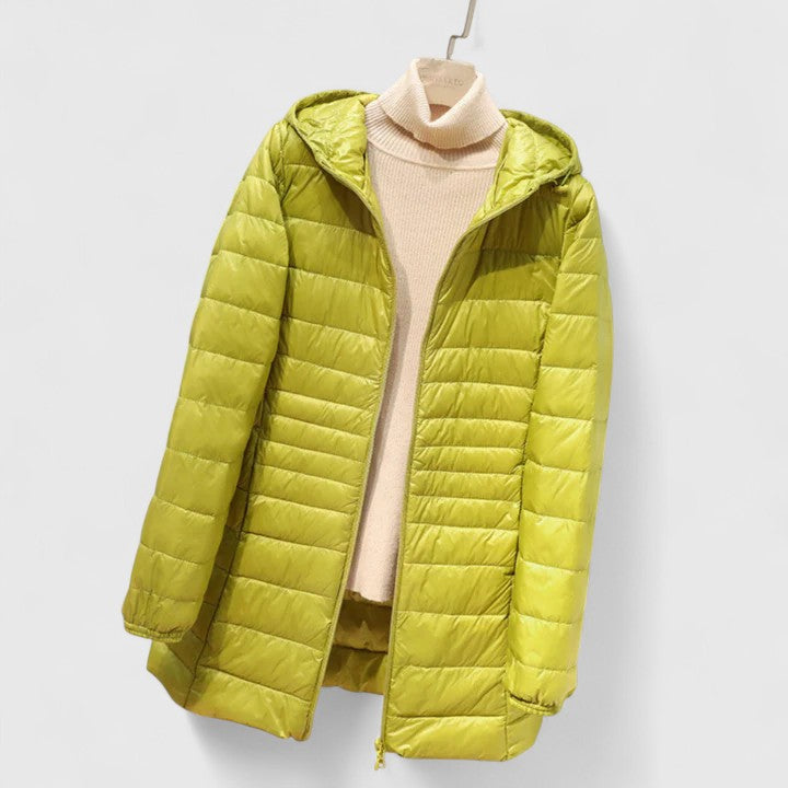 HAILEY – LIGHTWEIGHT PUFFER HOODED JACKET