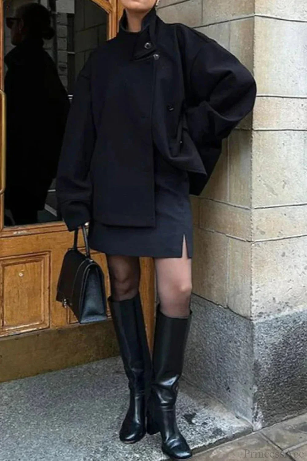 HAZEL – CHIC HIGH-COLLAR CITY COAT