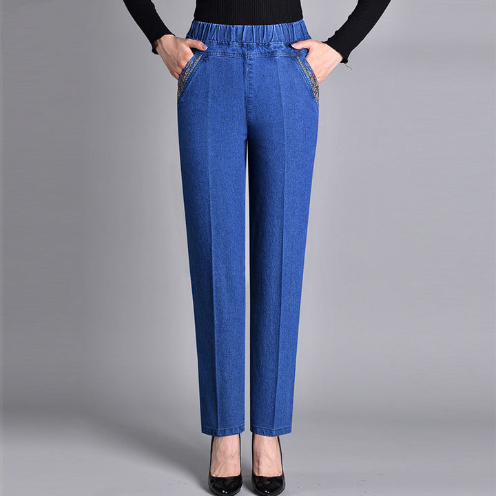 ERICA – HIGH-RISE TAPERED PANTS