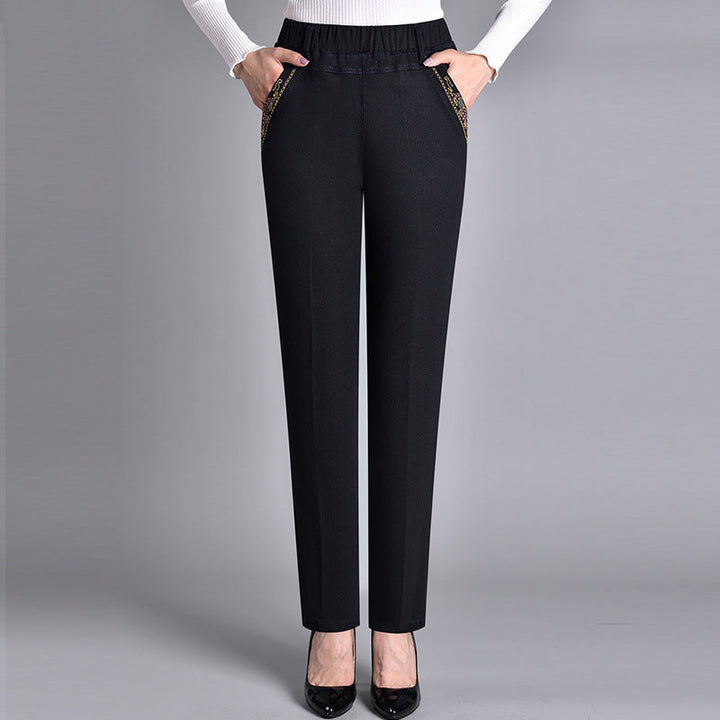 ERICA – HIGH-RISE TAPERED PANTS