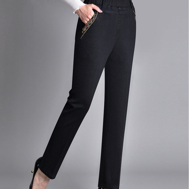 ERICA – HIGH-RISE TAPERED PANTS