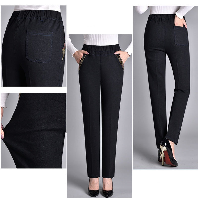 ERICA – HIGH-RISE TAPERED PANTS