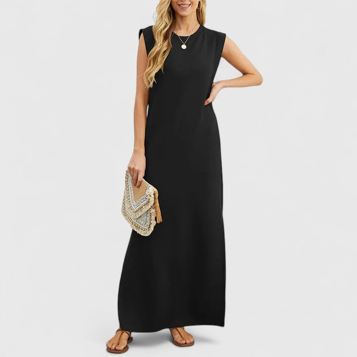 BELA – ELEGANT SLEEVELESS MAXI DRESS