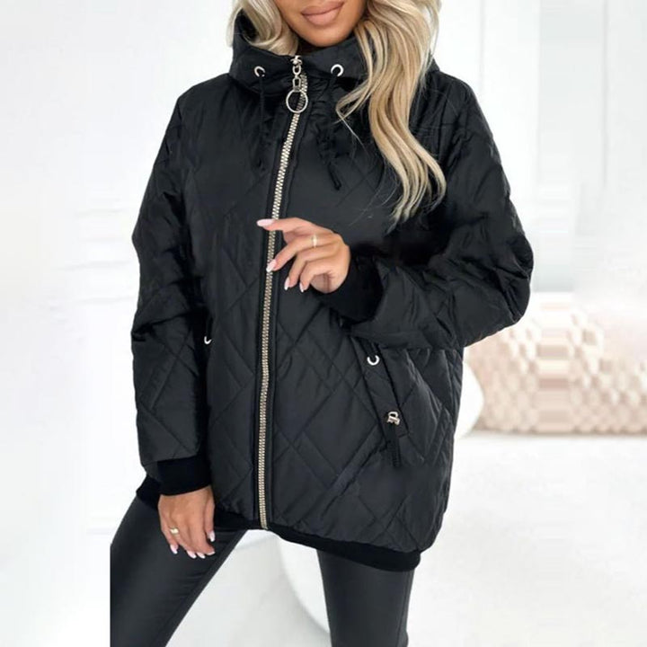 YANNAH – THE DIAMOND QUILTED HOODED JACKET
