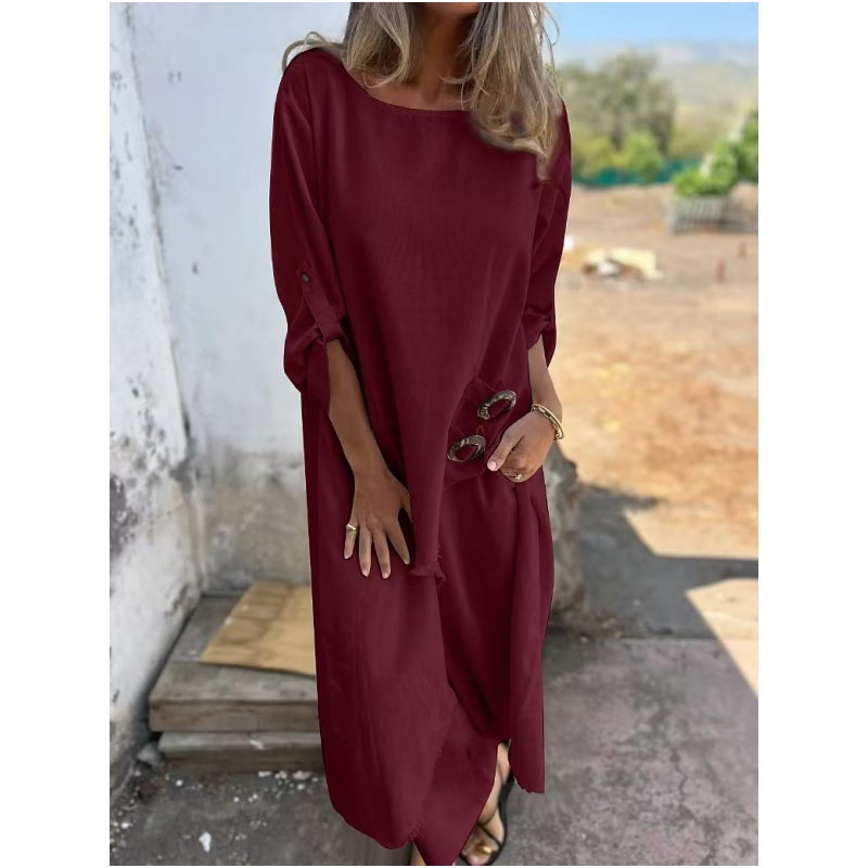 HEATHER – RELAXED OVERSIZED MAXI DRESS