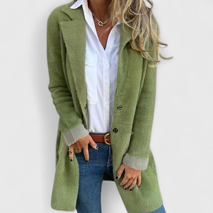 HARPER – LONG BUTTON CARDIGAN