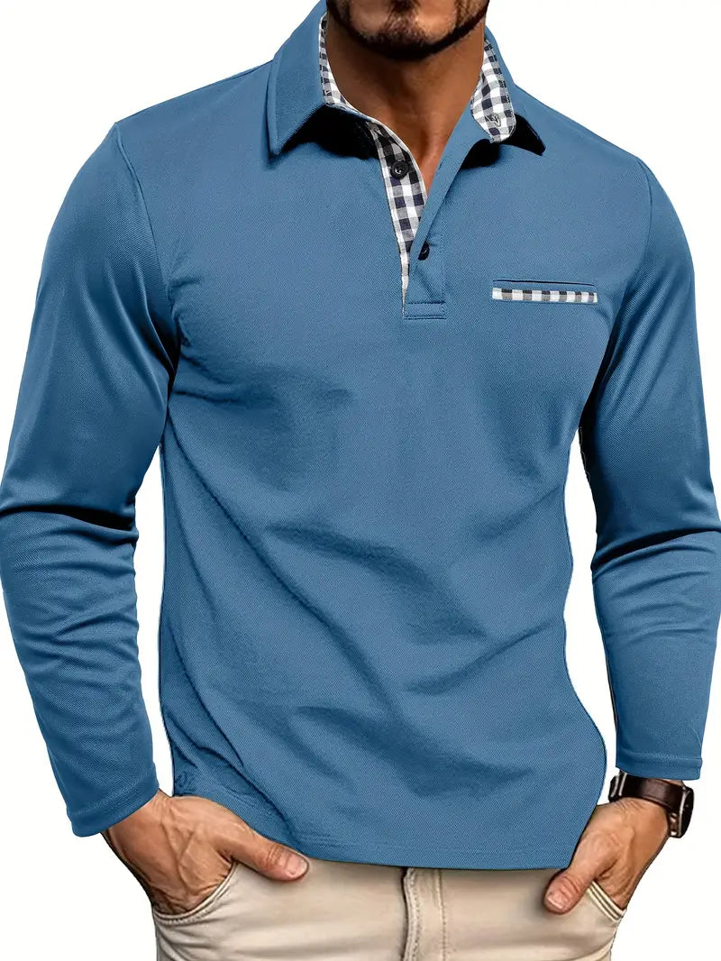 JOHNNY – CLASSIC LONG-SLEEVE POLO SHIRT