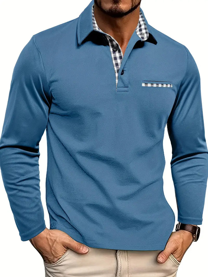 JOHNNY – CLASSIC LONG-SLEEVE POLO SHIRT