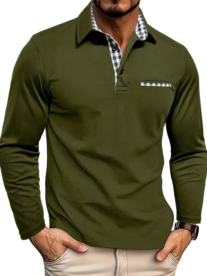 JOHNNY – CLASSIC LONG-SLEEVE POLO SHIRT